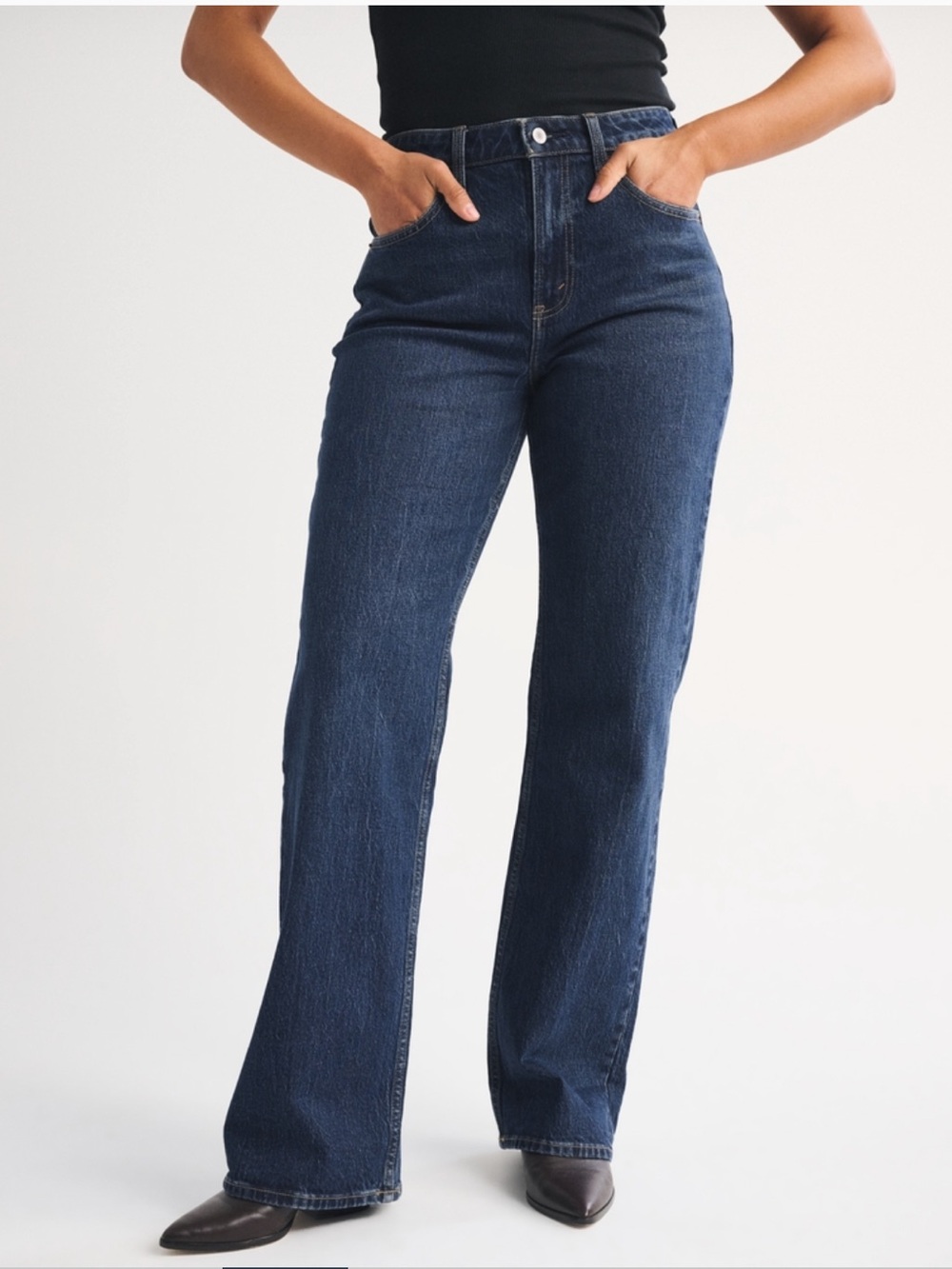 Abercrombie 90s high rise Jean- curve love
